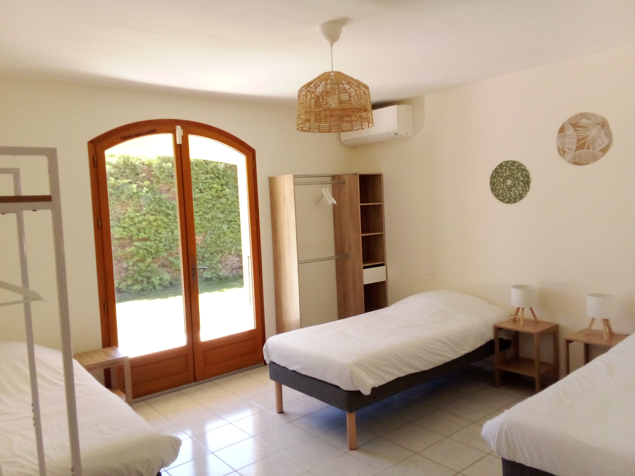 Chambre avec accès jardin